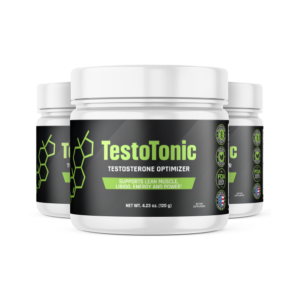 TestoTonic 3 Bottles - Great Value Pack